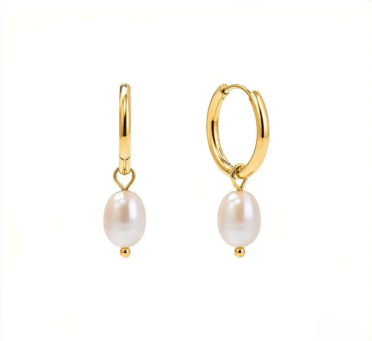 Luna Pearl Hoops
